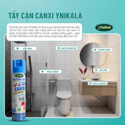 tẩy cặn canxi ynikala
