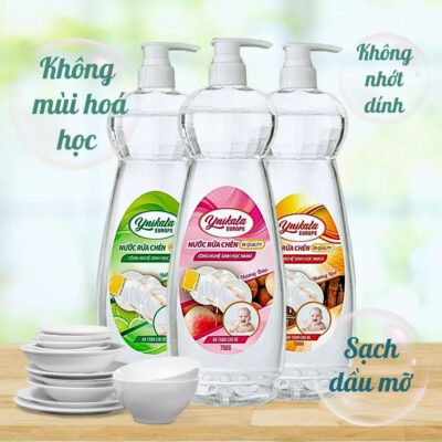 Nước rửa chén sinh học YNIKALA 3 mùi của nước rửa chén ynikala