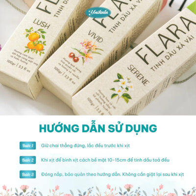 Hướng dẫn sử dụng tinh dầu xả vải Flara YNIKALA Hướng dẫn sử dụng tinh dầu xả vải Flara YNIKALA