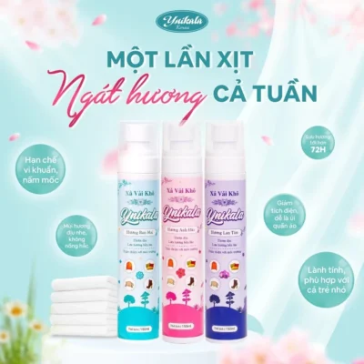 Xịt xả vải khô YNIKALA