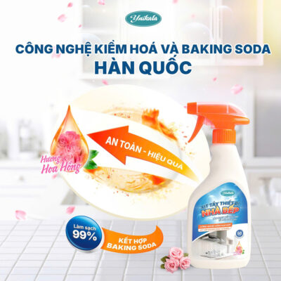 Ưu điểm vượt trội của xịt tẩy thiết bị nhà bếp xịt tẩy thiết bị bếp ynikala